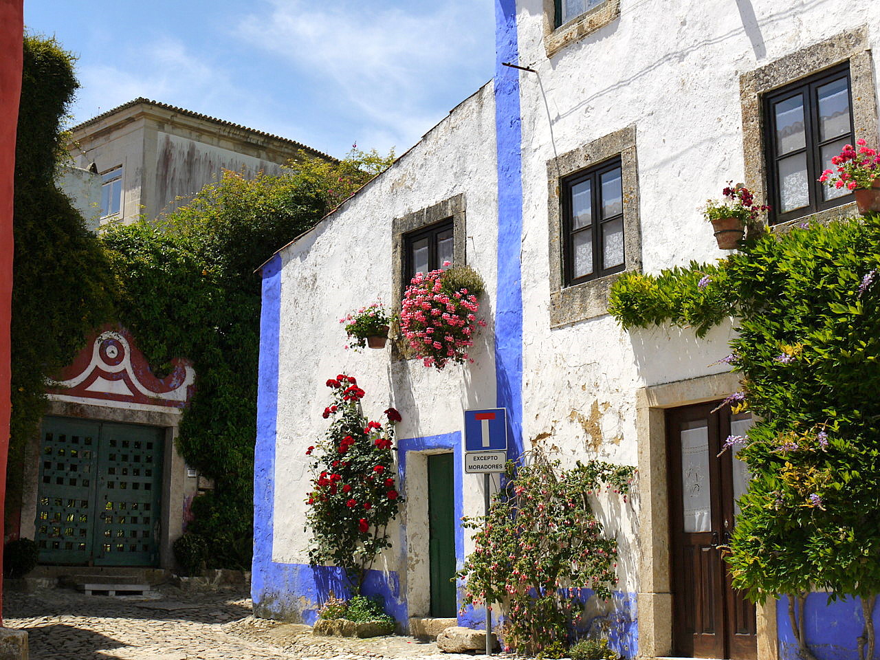views of The Obidos town